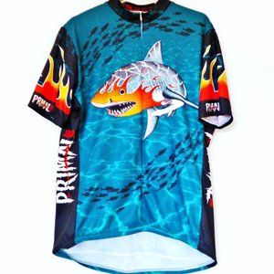 XL Cycling Jersey Primal Wear Ride For the Halibut 100% Coolmax